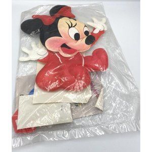 Dolly Disney Minnie Mouse Puffy Stuff Wall Hanging‎ 1988 Vintage